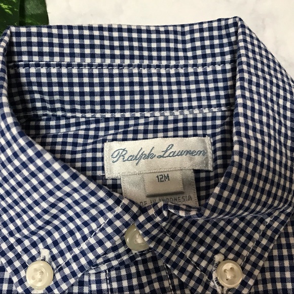 Baby Boy Ralph Lauren Polo Oxford Shirt - Picture 4 of 4